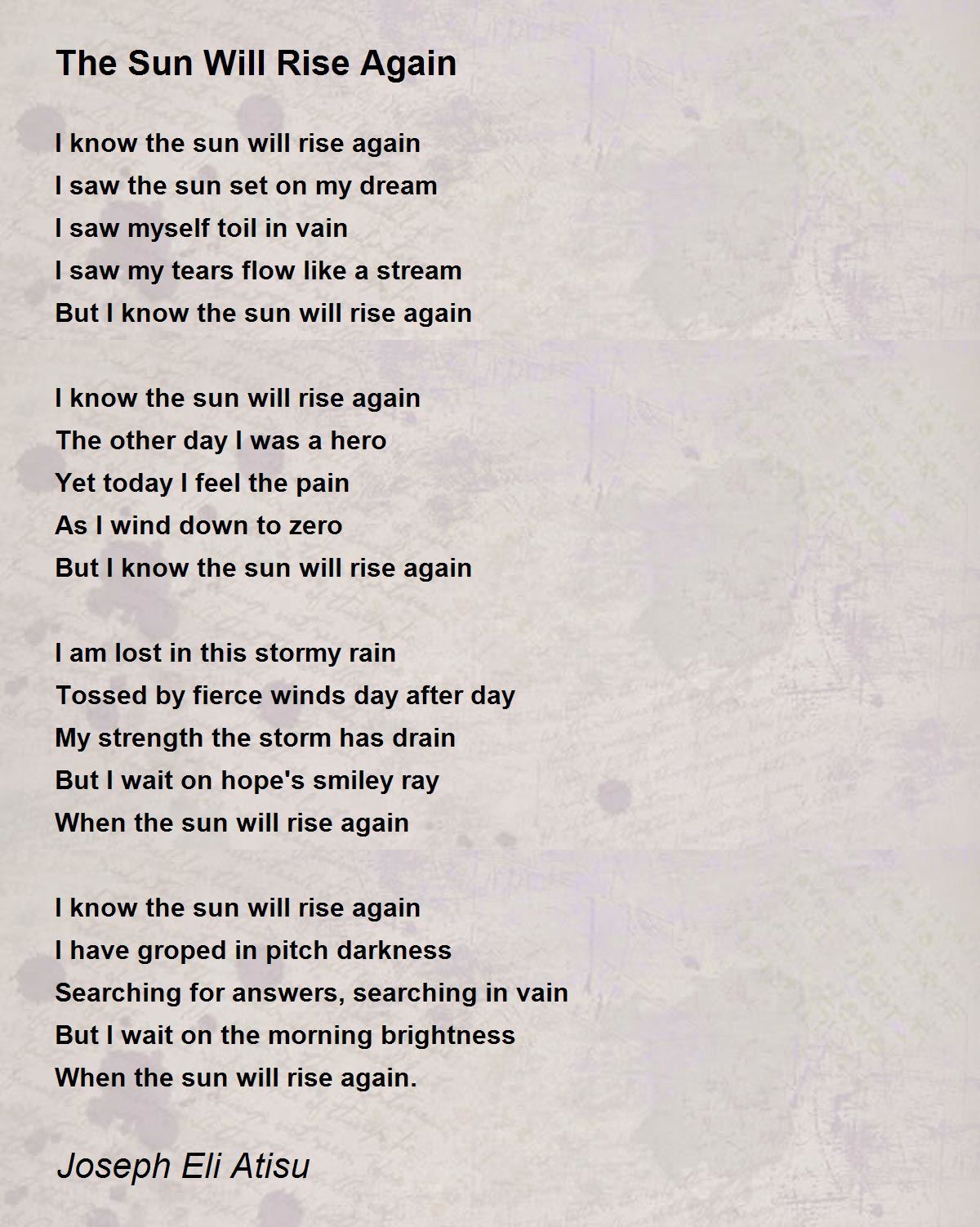 RISING LYRICS by FROM DAWN TO FALL: Again the sun is