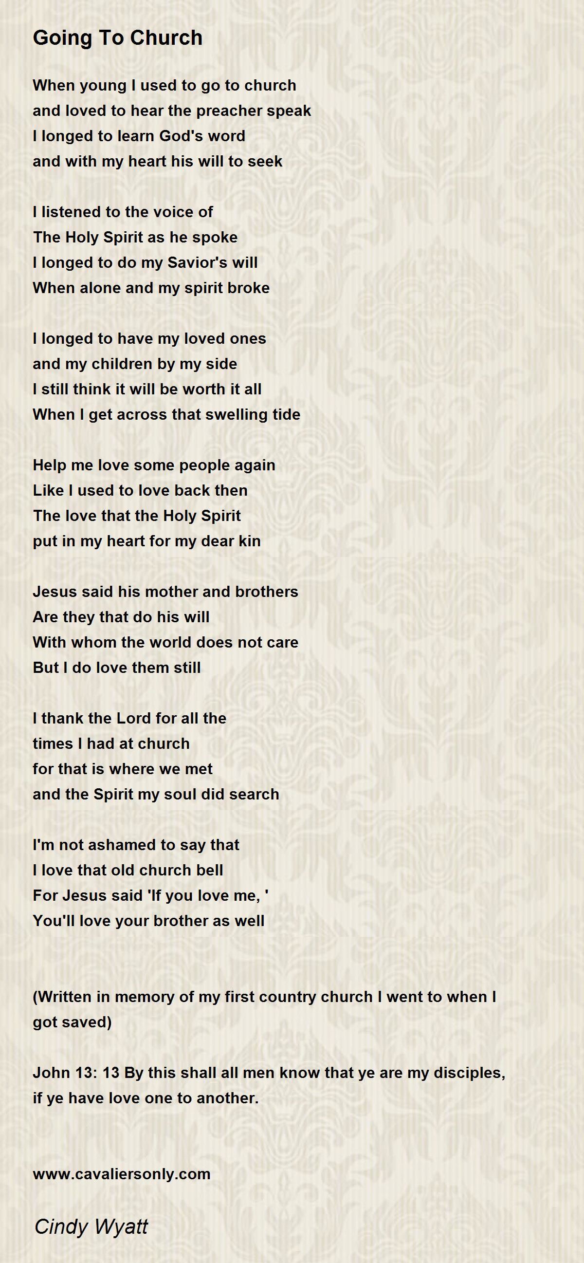 church going poem