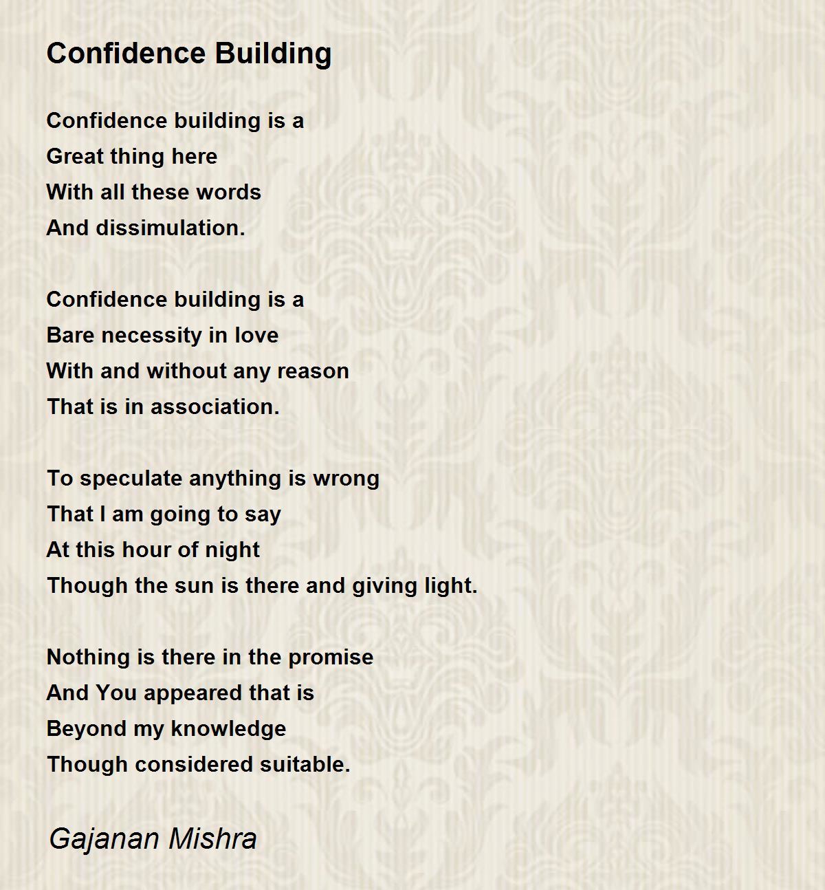 confidence building words