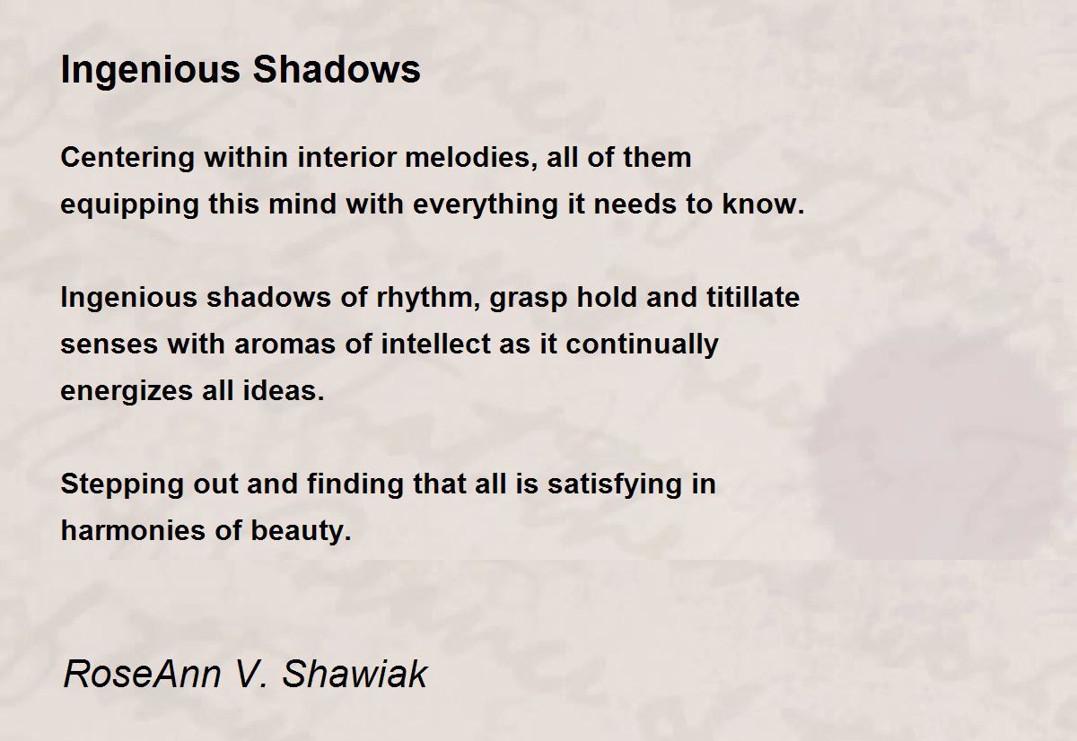 Reflections Of Rhythm - Reflections Of Rhythm Poem by RoseAnn V. Shawiak