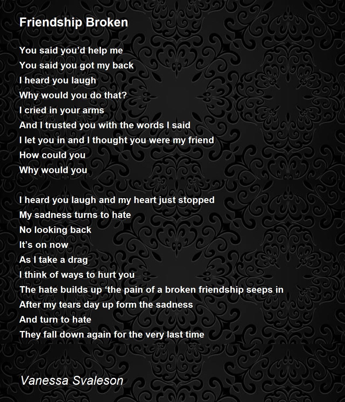 Broken Friendship Quotes And Poems   Friendship Broken 2 