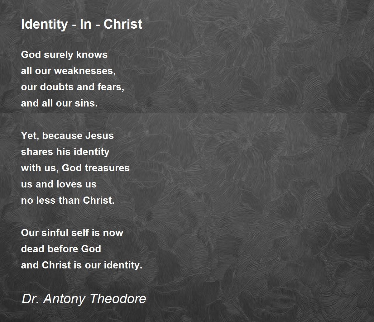 your identity in christ