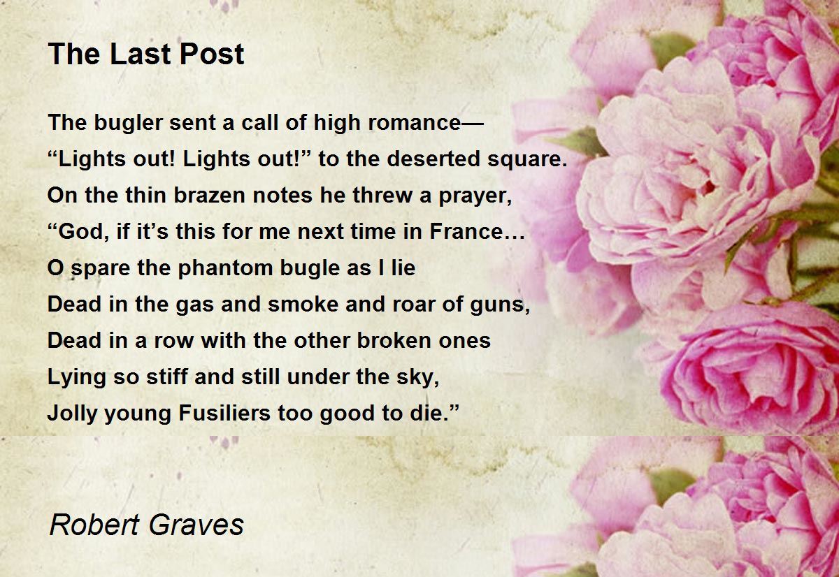 The Last Post - The Last Post Poem by Robert Graves